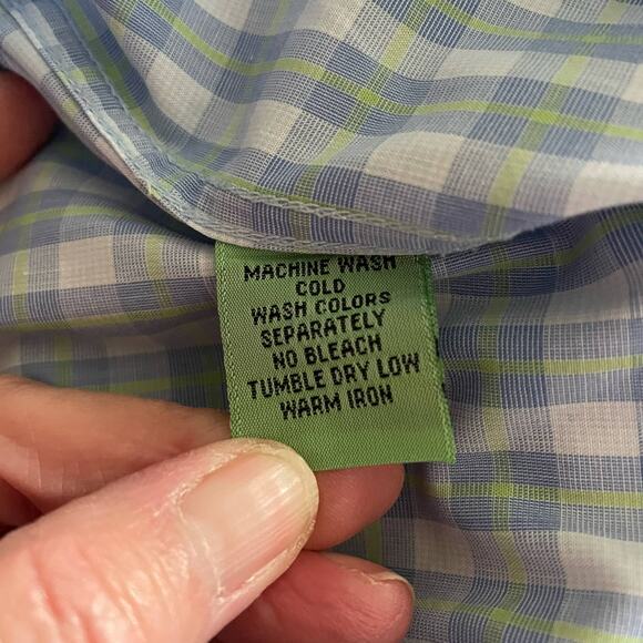 Bristol & Bull Contrast Collar and Cuff Plaid Shirt Size M - Picture 4 of 6